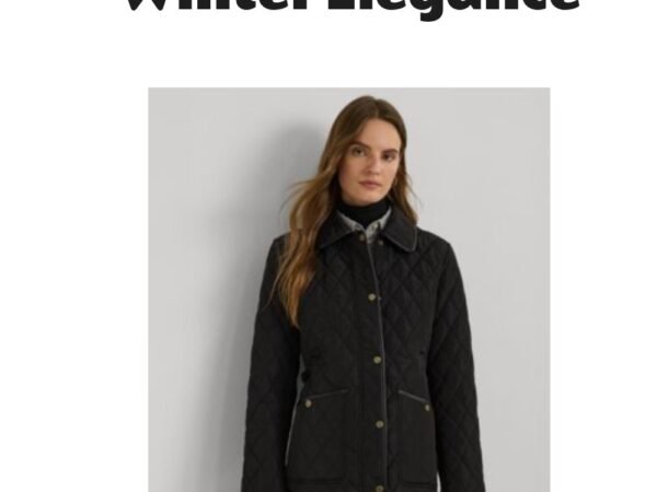 Lauren Ralph Lauren Womens Quilted Velboa Lined Coat