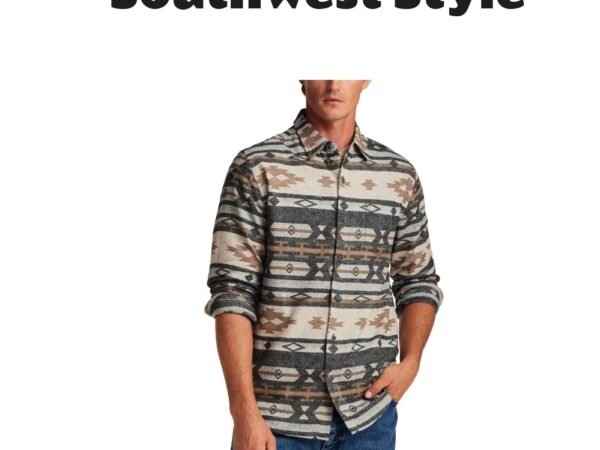 Weatherproof Vintage Men's Southwest Jacquard Overshirt