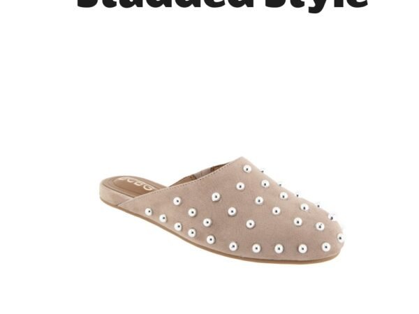 BCBG Women's Apli Studded Mule Taupe