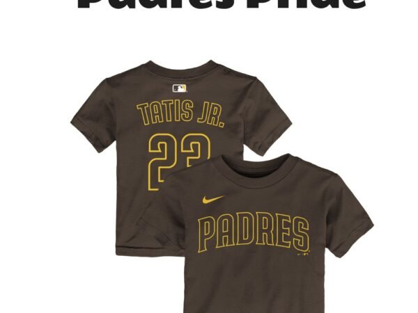Toddler Fernando Tatis Jr. San Diego Padres Name & Number T-Shirt