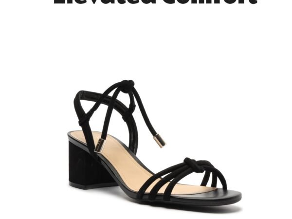 Arezzo Camila Mid Block Heel Sandals