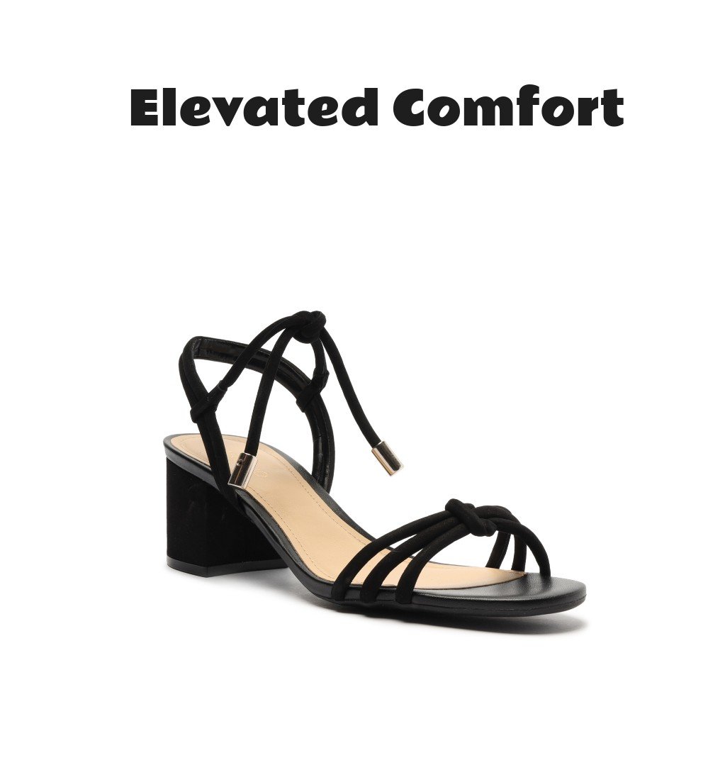 Arezzo Camila Mid Block Heel Sandals