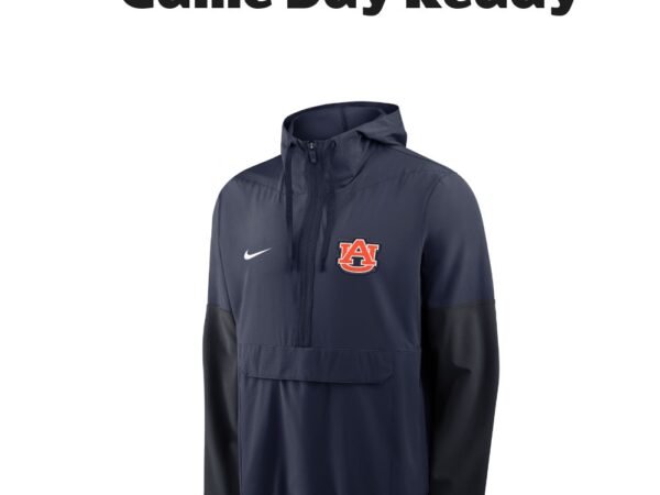 Auburn Anorak Nike Men's College 1/2-Zip Hooded Jacket