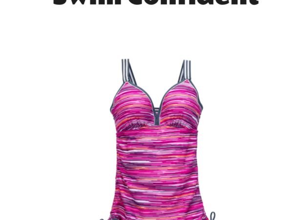 Free Country Track Stripe Tankini for Ladies