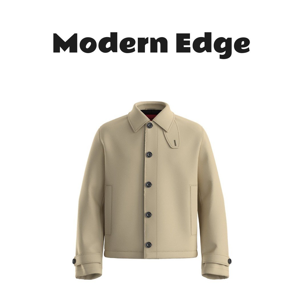 Hugo Boss Men's Baver Modern Collared Jacket