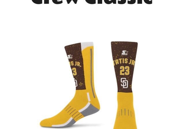 Youth Fernando Tatis Jr. San Diego Padres Gold Jersey Arch Crew Socks