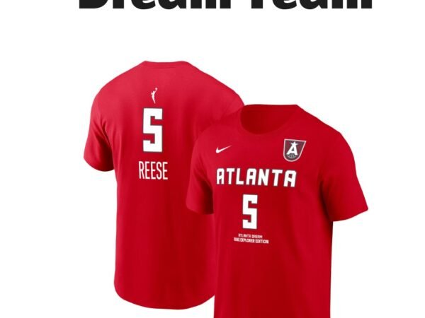 Men's Nike Angel Reese Atlanta Dream Explorer Edition Name & Number T-Shirt