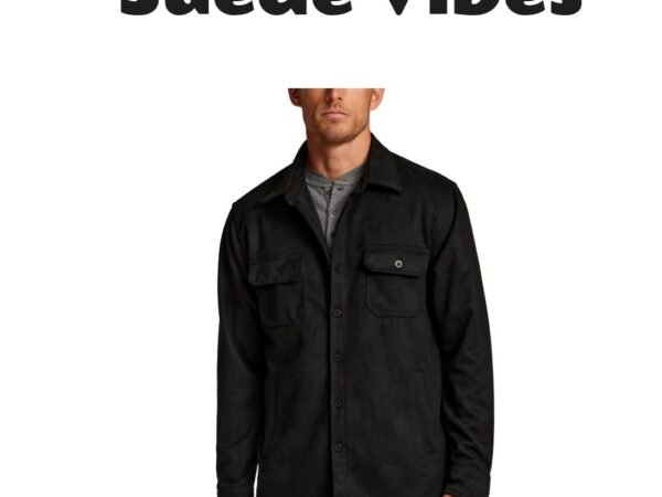 Weatherproof Vintage Men's Faux Suede Overshirt