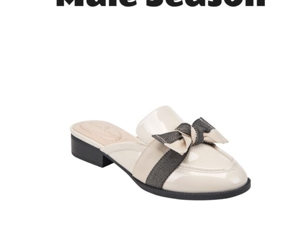 Bandolino Leilani Bow Slip-On Tailored Mule Loafers