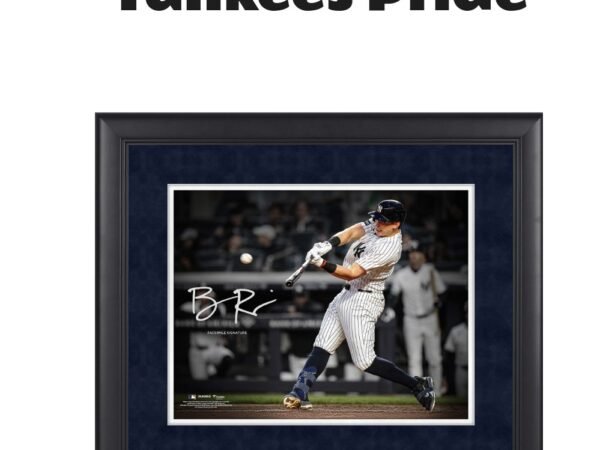 Ben Rice New York Yankees Facsimile Signature Framed Spotlight Photograph