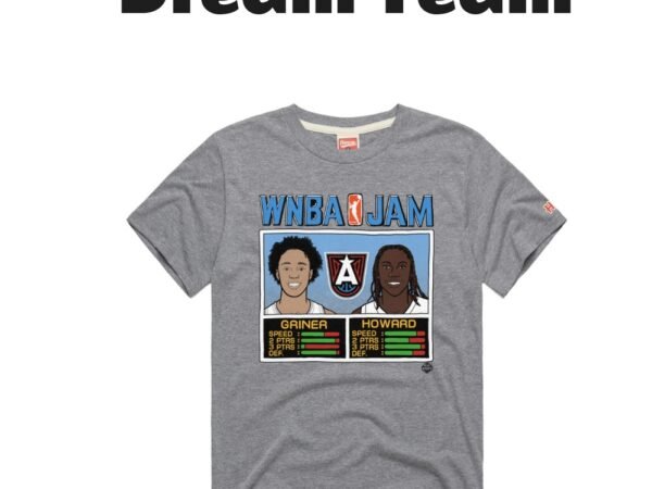 Homage Brittney Griner & Rhyne Howard Atlanta Dream WNBA Jam Tri-Blend T-Shirt