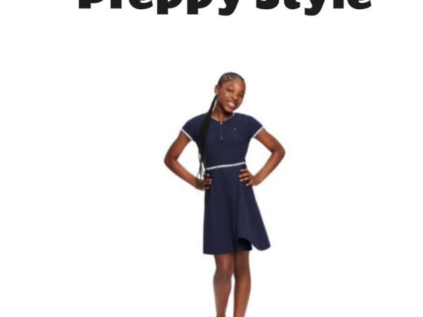Tommy Hilfiger Girls Quarter Zip Dress