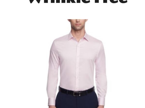 Tommy Hilfiger Mens Flex Stretch Twill Dress Shirt