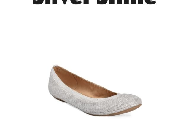 Bandolino Edition Ballet Flats Silver Glitz