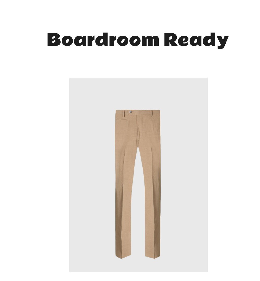 Plain Front Dress Pant