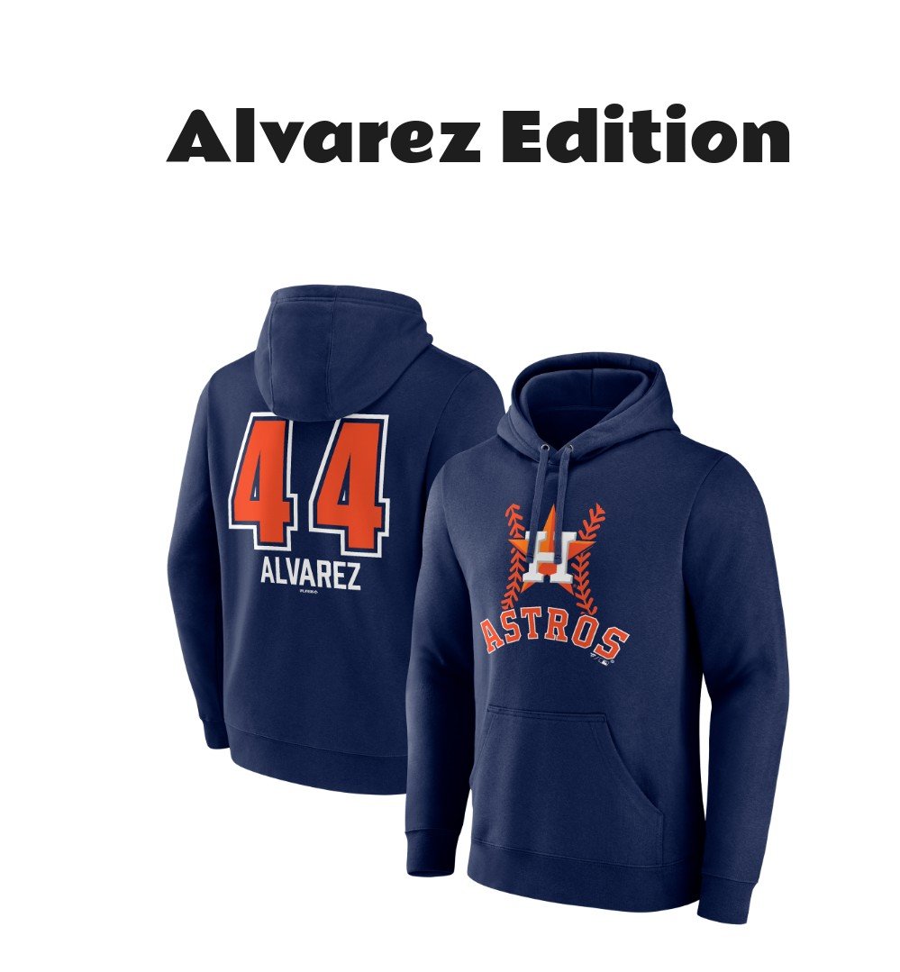 Men's Yordan Alvarez Houston Astros Fastball Pullover Hoodie