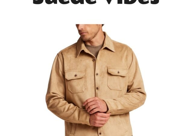 Weatherproof Vintage Men's Faux Suede Overshirt