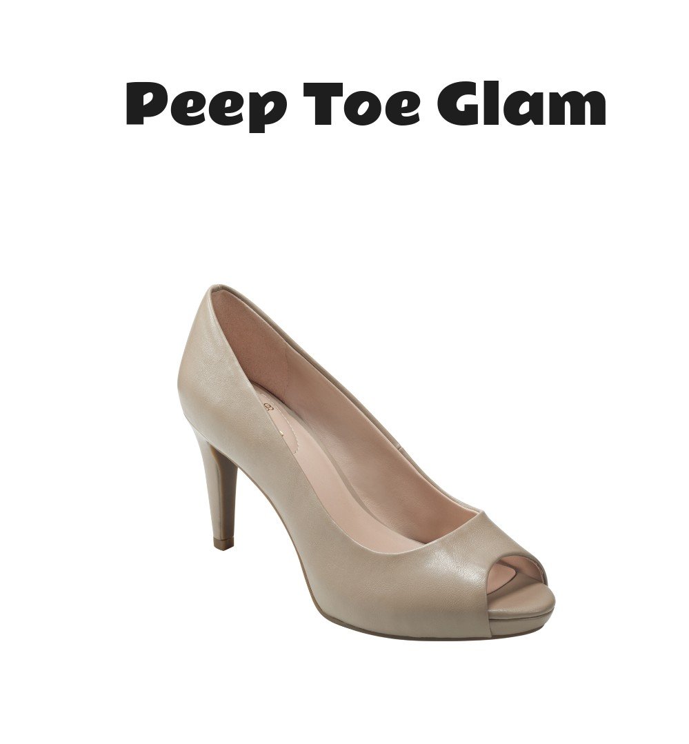 Bandolino Women's Rainaa Platform Stiletto Peep Toe Pumps