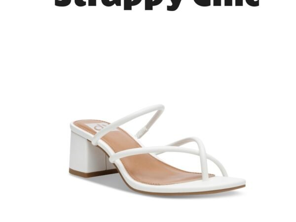 DV Dolce Vita Women's Lumena Strappy Slide Block-Heel Sandals
