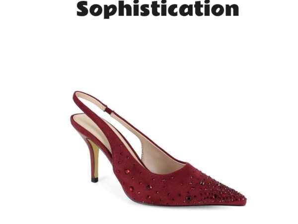 BCBG Women's Conny Slingback Pump Burgundy