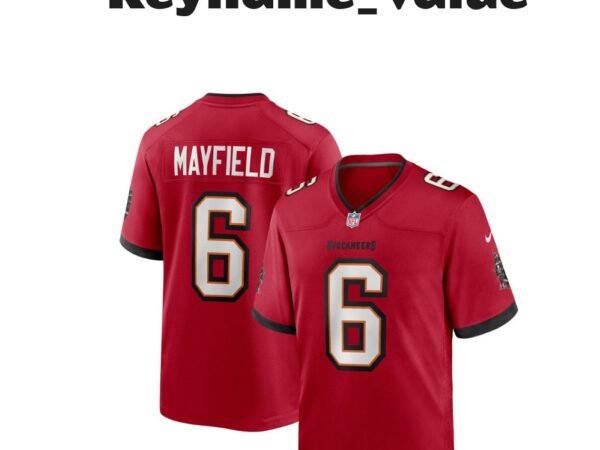 Maillot Domicile Tampa Bay Buccaneers Nike Game - Rouge - Baker Mayfield - Jeunes
