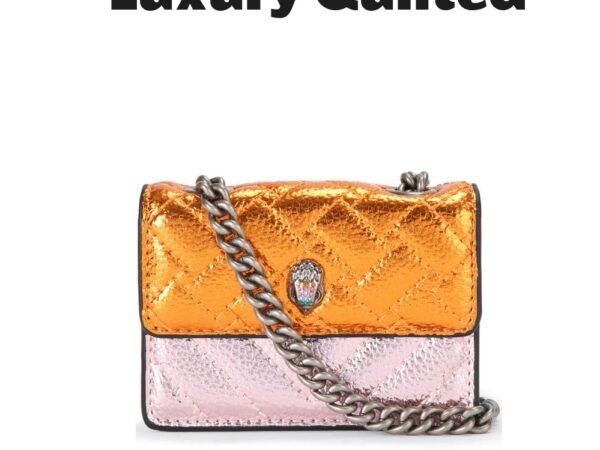 Kurt Geiger London Micro Kensington Mini Quilted Leather Crossbody Handbag