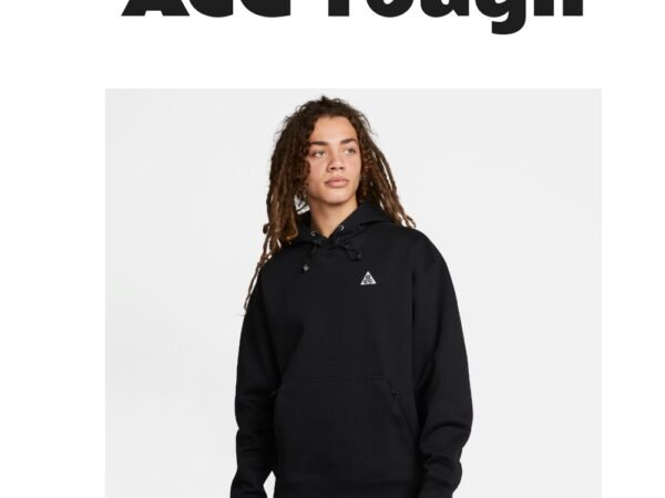 Men's Nike ACG Tuff Fleece Pullover Hoodie Black