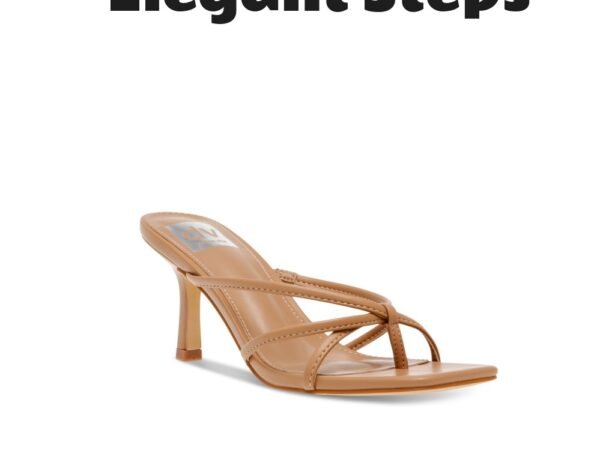 DV Dolce Vita Women's Zini Strappy Kitten Heel Dress Sandals